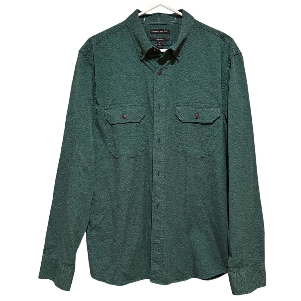 *NWT* Forest Green Mens Button Down